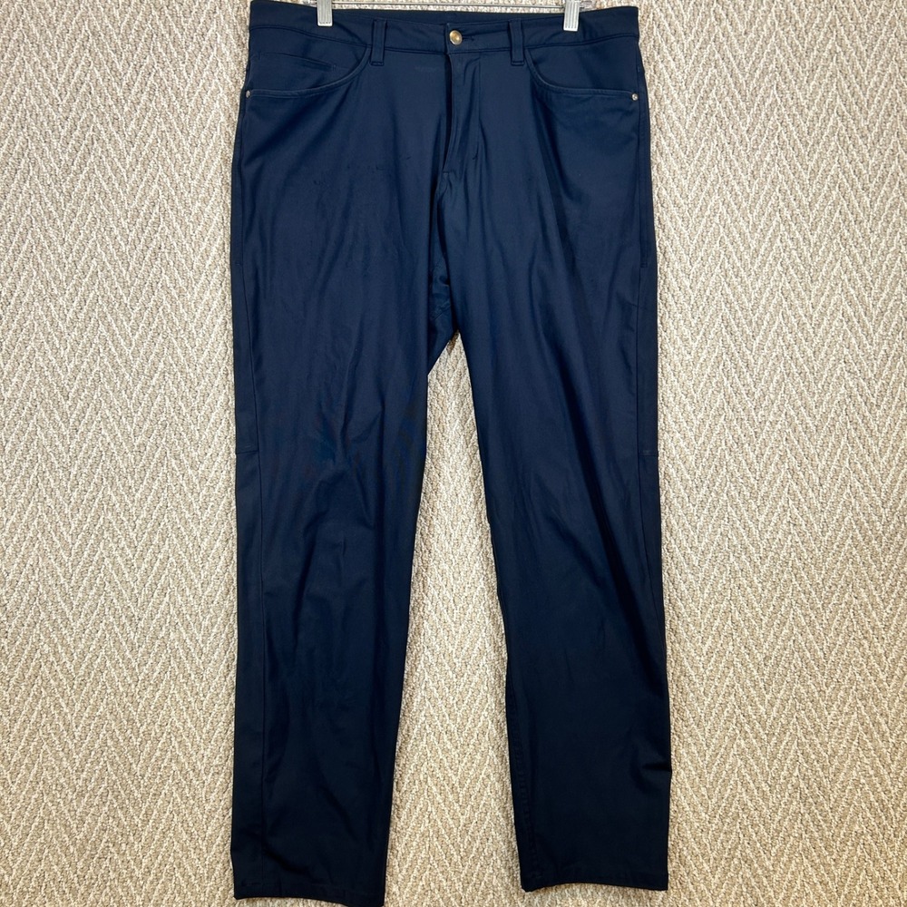 Lululemon Pants Mens Blue 34 ABC Classic Warpstreme Athleisure Golf Techwear